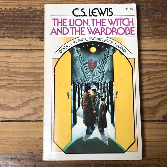 VTG Lot CS Lewis Chronicles of Narnia - Books 1, 3, 6, 7 Vintage 50's Paperback - Picture 3 of 16